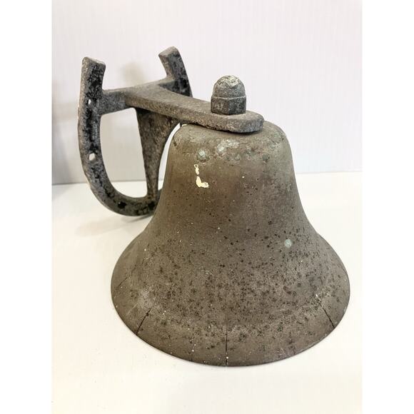 Rustic Vintage Nautical Decor Cast Iron Brass Clock Lantern Ship Bells Fish LOT - Picture 4 of 14